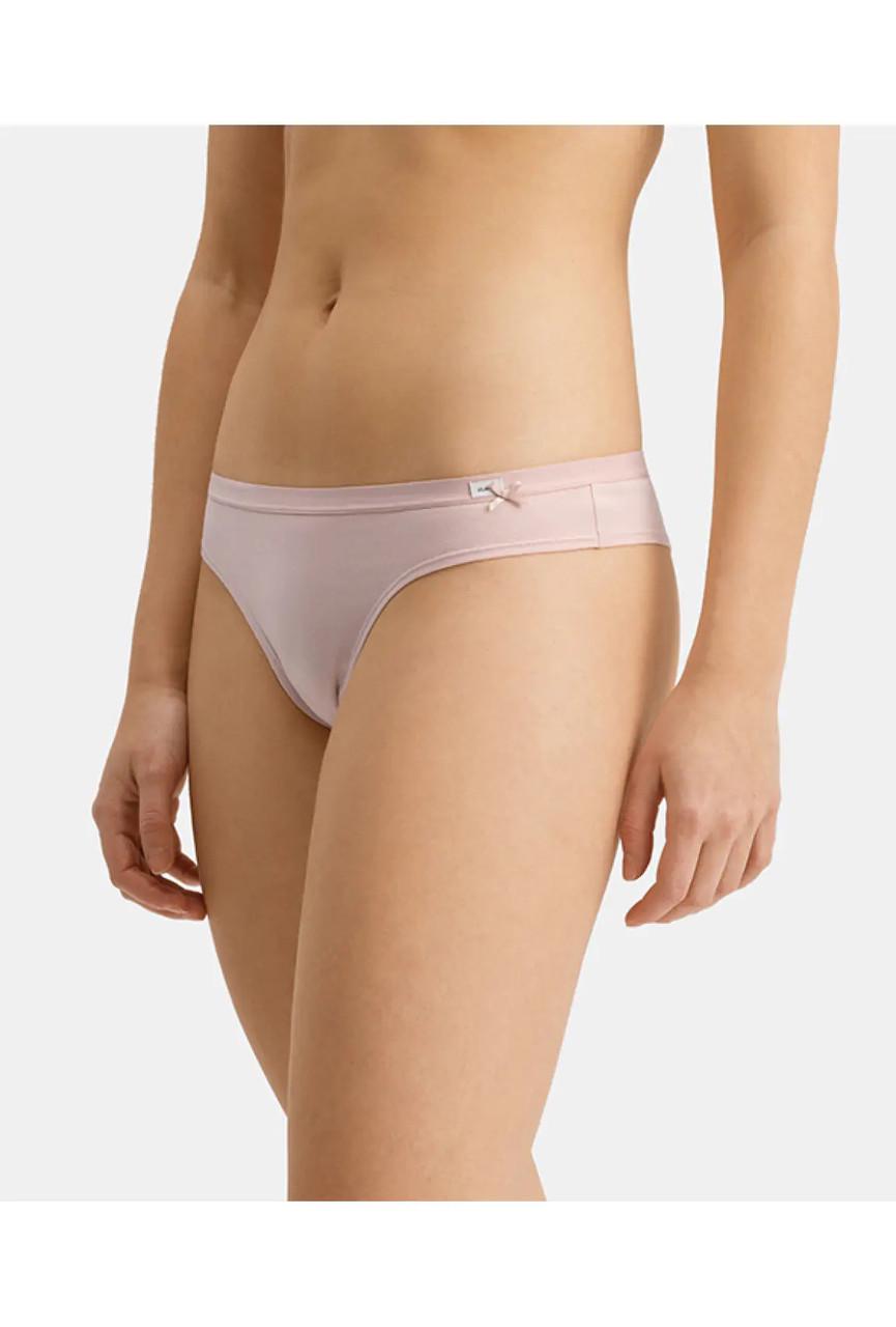 Набор трусов бразилиана женских Atlantic 3CLP-005 хлопковых с низкой посадкой 3 шт. S Темный экрю/Бежевый/Пудровый (2375954711) - фото 3