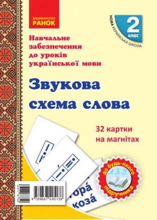 Книга ''Українська мова. Картки на магнітах. Звукова модель слова''