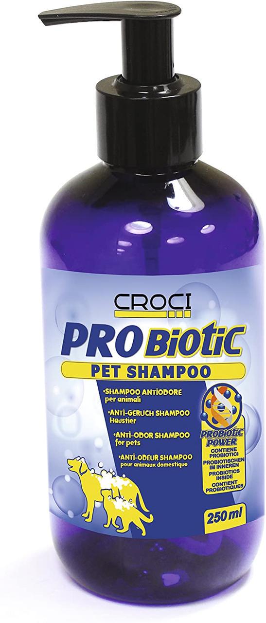 Шампунь для нейтралізації запахів у тварин Croci PROBIOTIC 250 мл (1180926948)