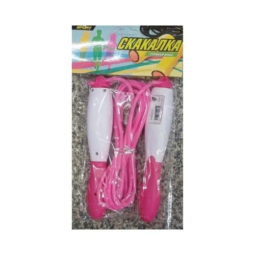 Скакалка со встроенным счетчиком С 34202 Розовый (3186300929)
