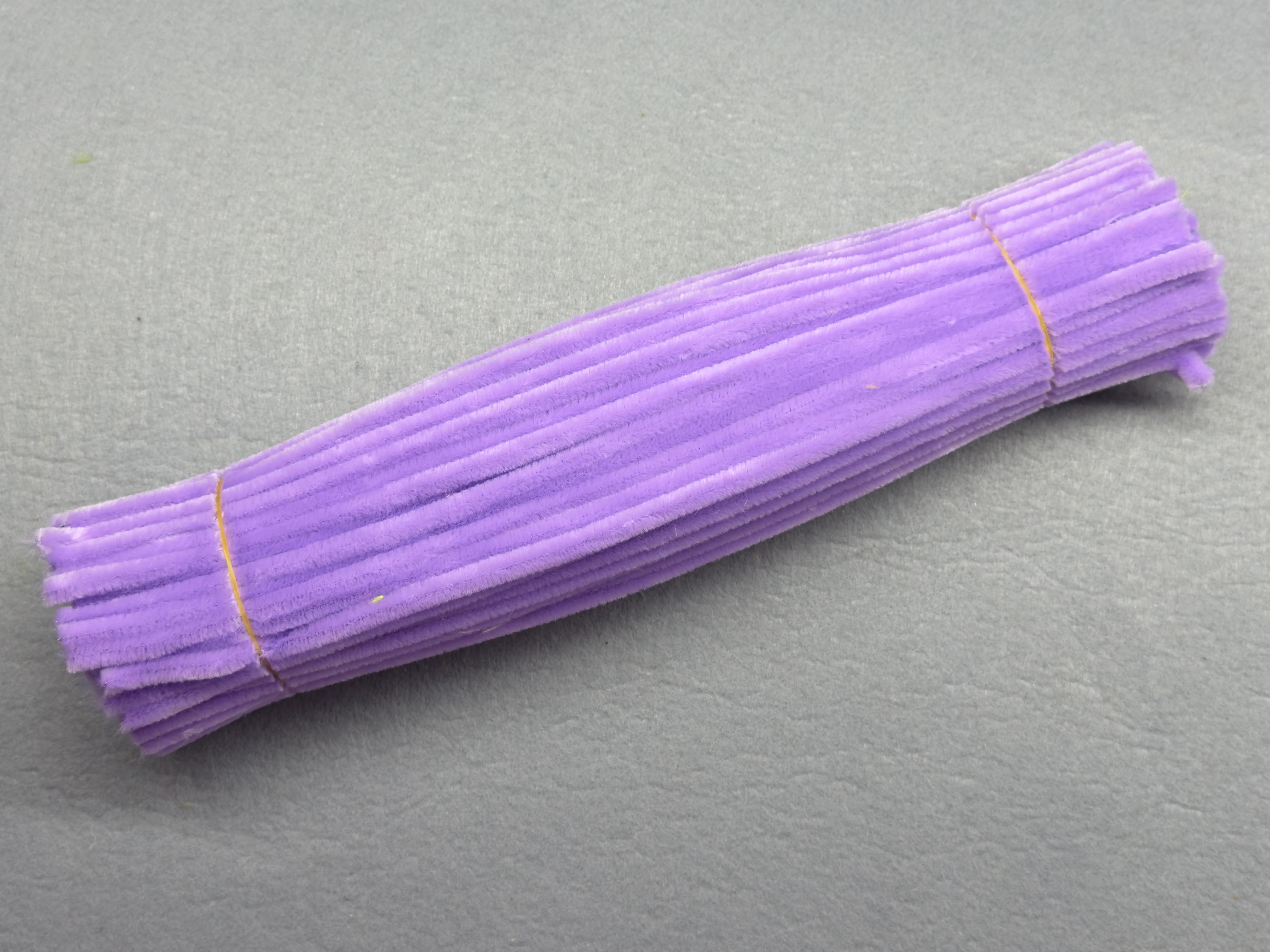 Проволока синельная 1 уп. 90 шт. Ярко-сиреневый