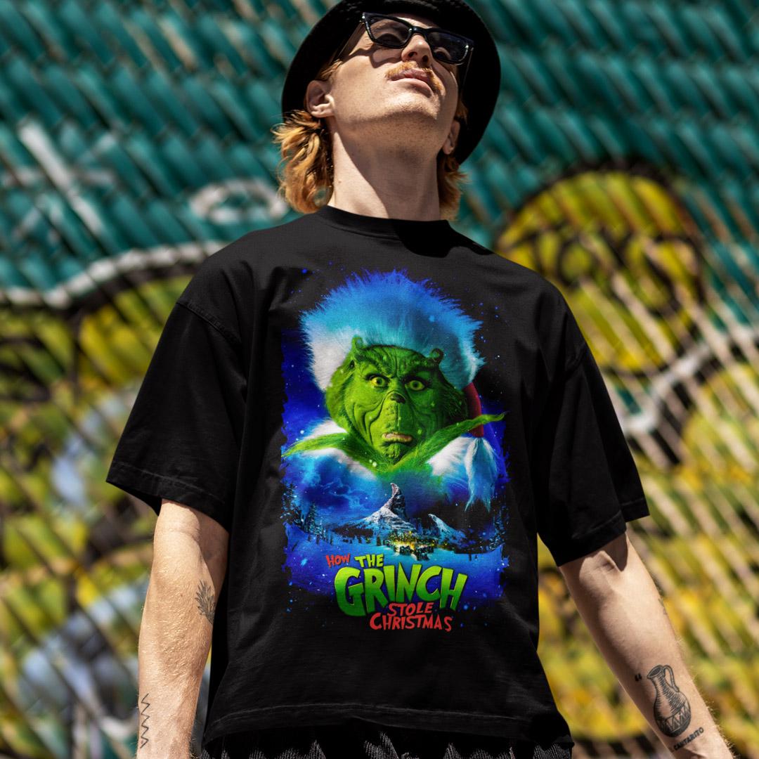 Футболка унісекс The Grinch How The Grinch Stole Christmas 3XL Чорний (00000011695)