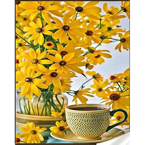 Алмазная мозаика Strateg Премиум Луговые цветы 30x40 см (Str-GM86839)