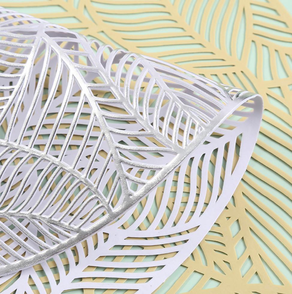 Салфетка сервировочная круглая 38 см Серебристый (5461) - фото 3 Салфетка сервировочная круглая 38 см Серебристый (5461) - фото 3