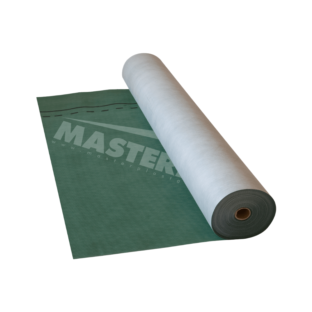 Супердиффузионная мембрана Mastermax 3 Extra 175 г/м² 75 м² рулон гидроизоляция для крыши и фасада (33542712) Супердиффузионная мембрана Mastermax 3 Extra 175 г/м² 75 м² рулон гидроизоляция для крыши и фасада (33542712)
