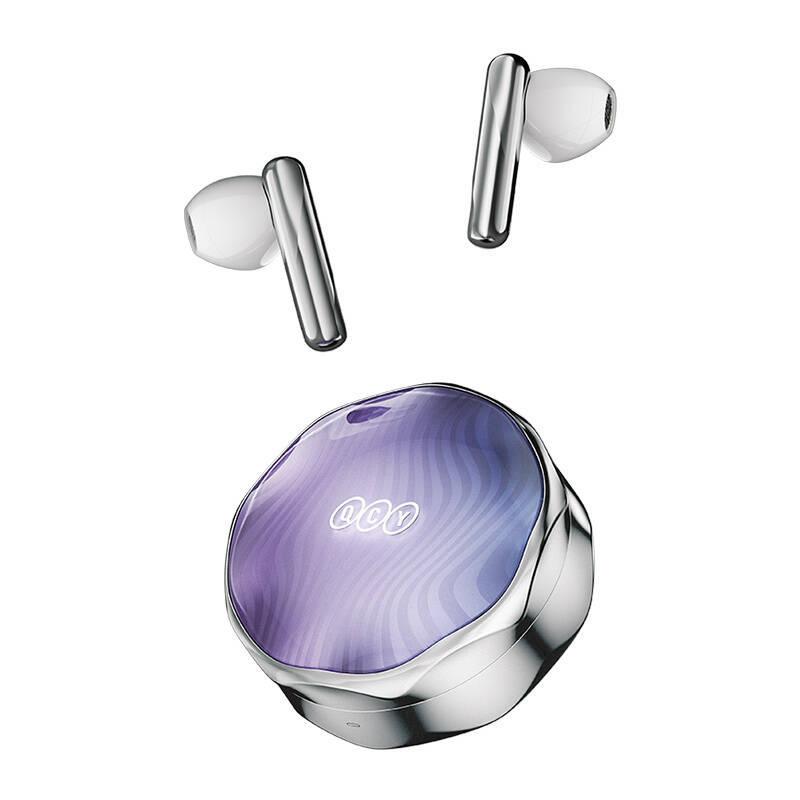 Навушники TWS QCY T21 Silver (502598)