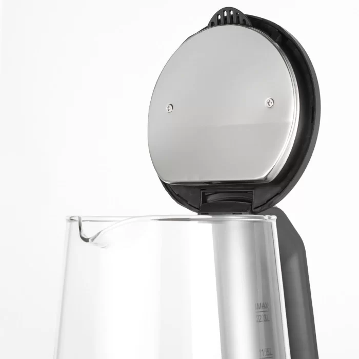 Електрочайник Bitek BT-7846 скляний 2,3 л Silver/Black (600646) - фото 3 Електрочайник Bitek BT-7846 скляний 2,3 л Silver/Black (600646) - фото 3