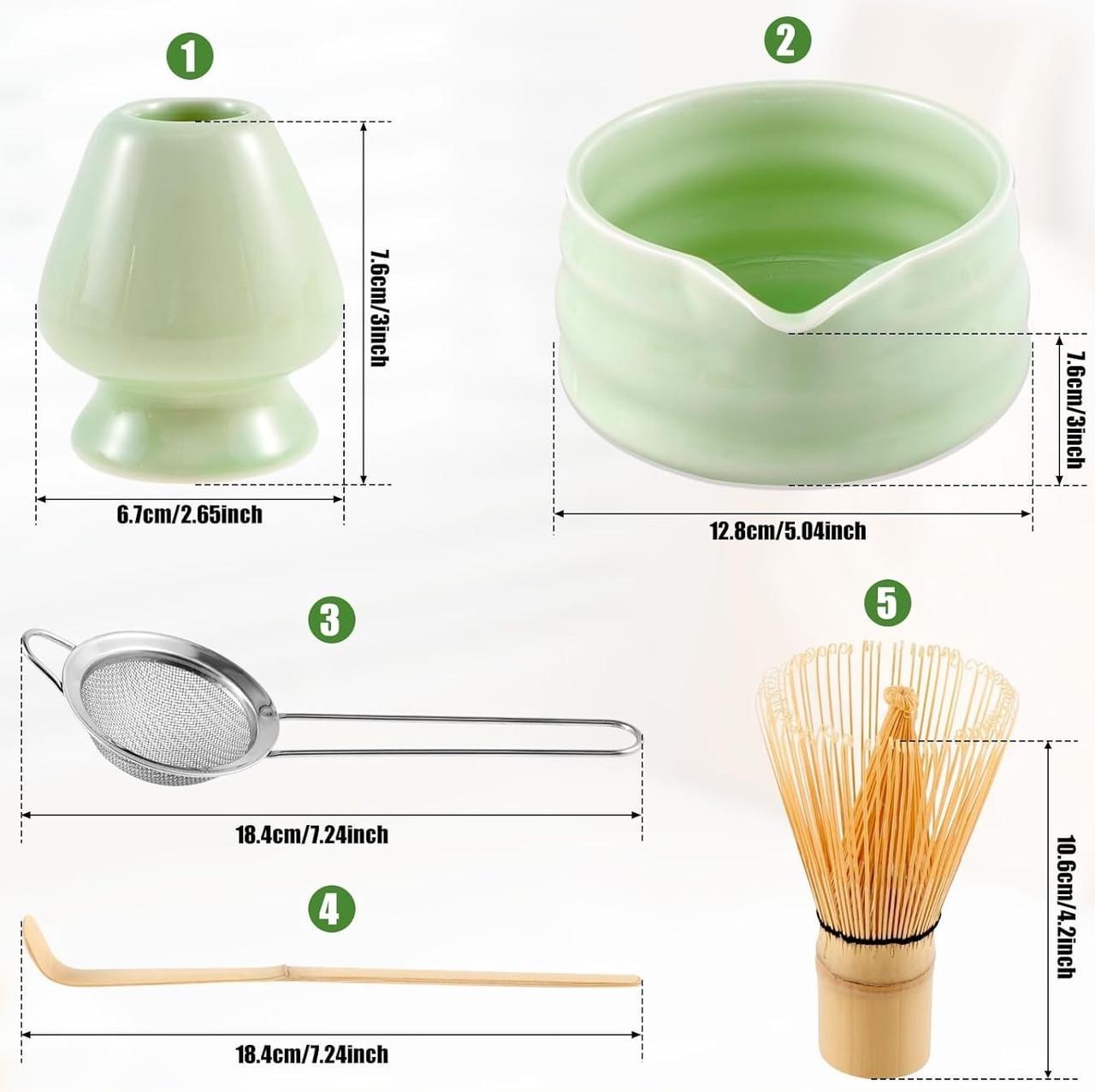 Набір аксесуарів для приготування матчі 5 предметів Green (2525014874) - фото 6 Набір аксесуарів для приготування матчі 5 предметів Green (2525014874) - фото 6