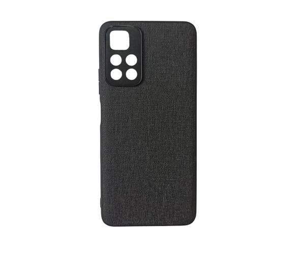Чехол накладка New Textile Leather Cаse для Xiaomi Redmi Note 11t 5G / Redmi Note 11S 5G Черный