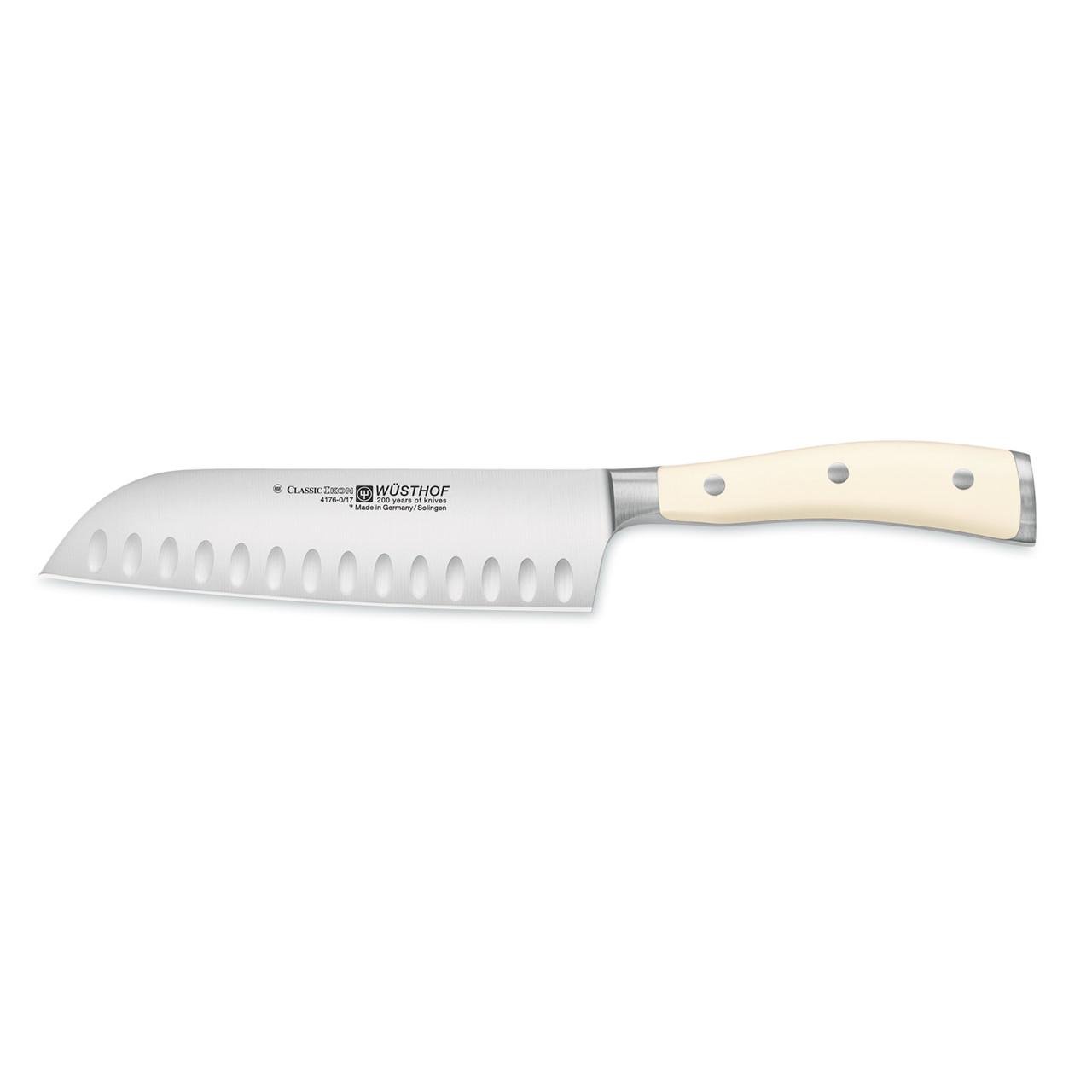Нож кухонный Santoku Wusthof Classic Ikon Creme 170 мм (4176-0)