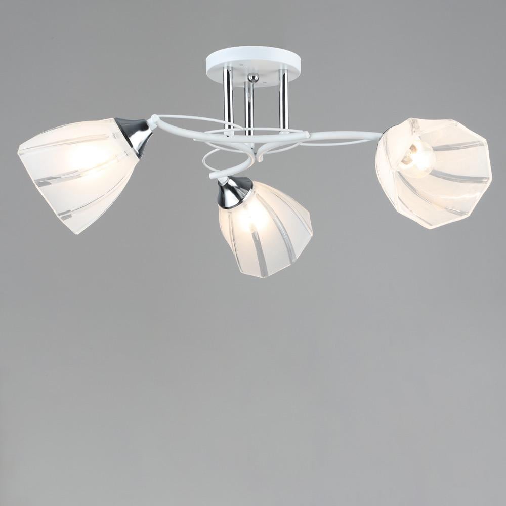 Люстра потолочная Light House SRS-19064/3 Белый/Хром