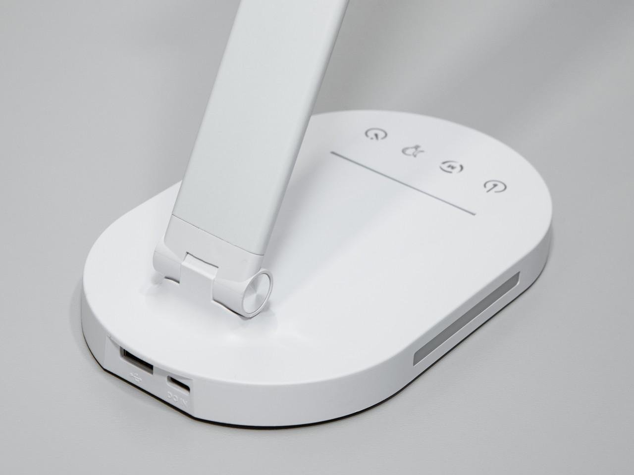 Настільна лампа з нічником світлодіодна 5503WH-LS 6W Білий (2140355302) - фото 4 Настільна лампа з нічником світлодіодна 5503WH-LS 6W Білий (2140355302) - фото 4