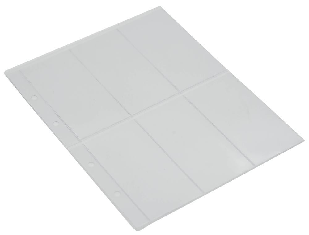 Лист для 6 банкнот OPTIMA 200х250 мм (А13005)