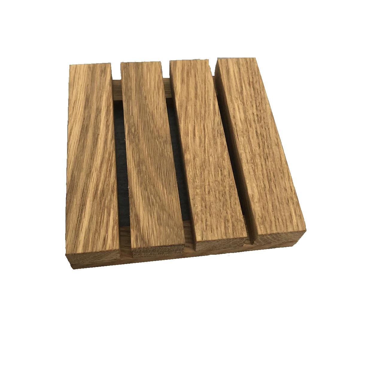 Подставка декоративная Yudi из натурального дерева Дуб массив Натуральный (5001)