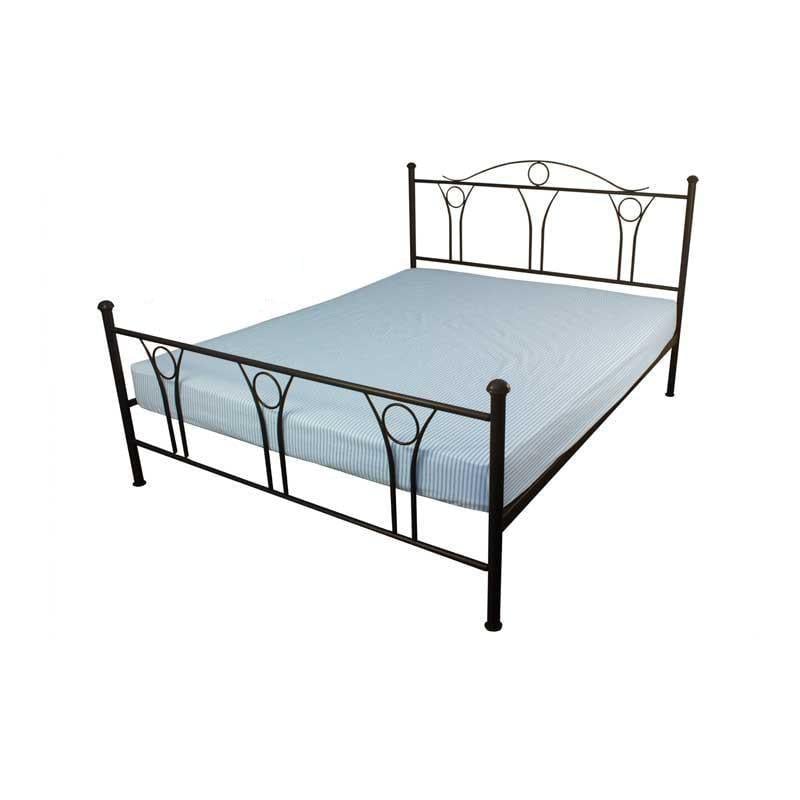 Простынь на резинке Руно бязь полоска 90х200+25 см Голубой (20764)