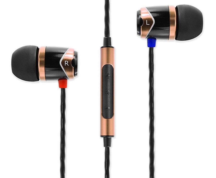 Навушники з мікрофоном SoundMagic E10C Black-Gold (476635)