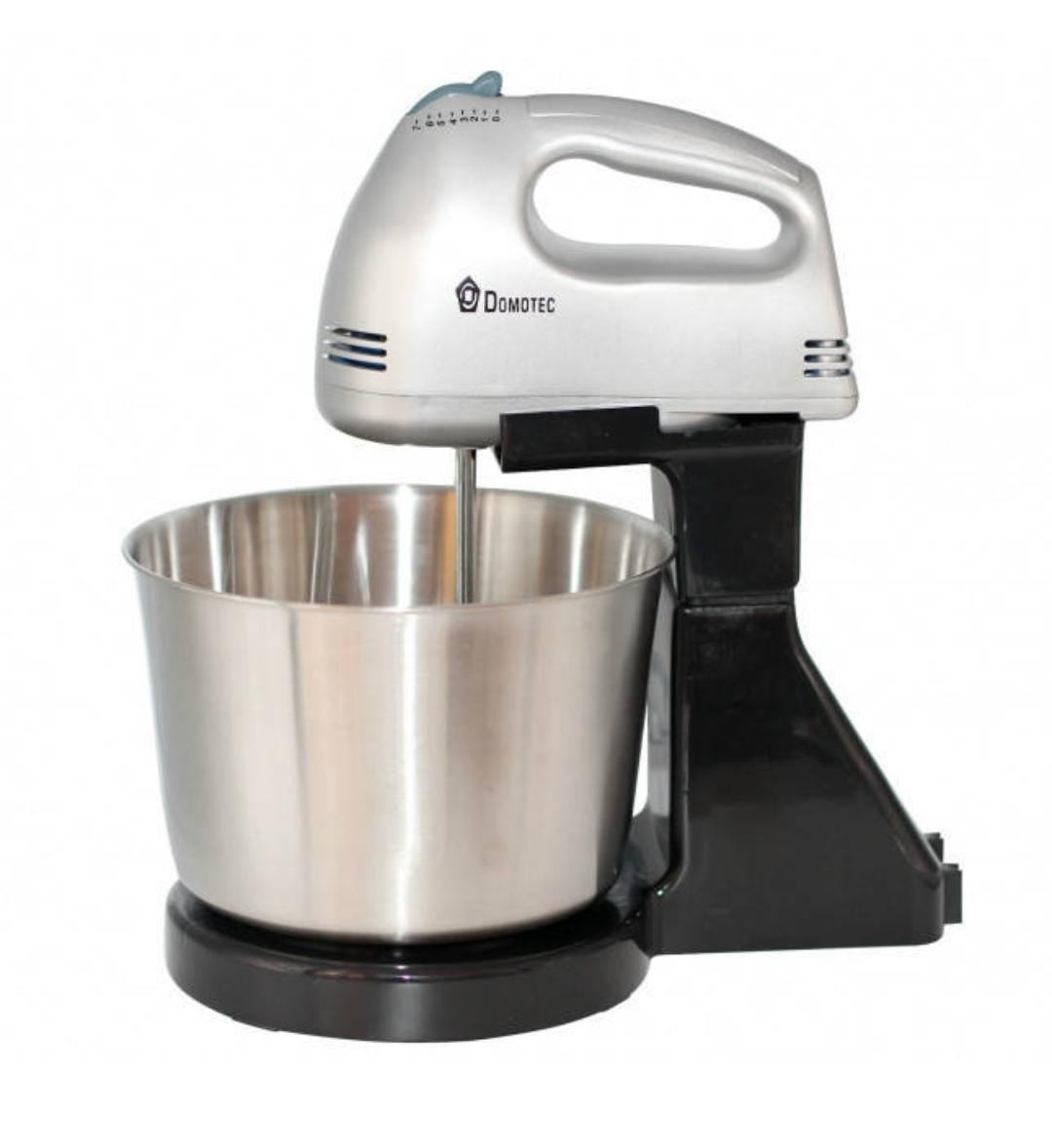 Миксер стационарный Domotec металлическая чаша 2 л 7 скоростей 200 Вт Белый (MS-1133)