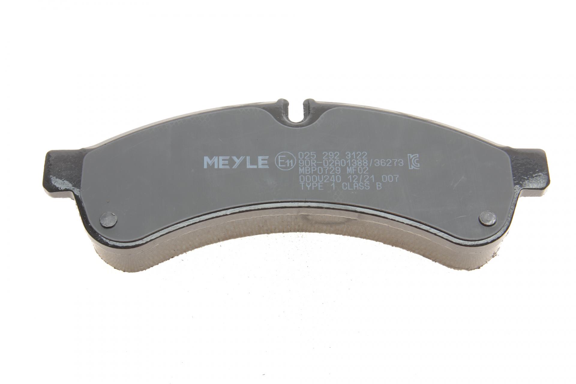 Колодки тормозные задние Iveco Daily 65C 06-025 292 3122 MEYLE