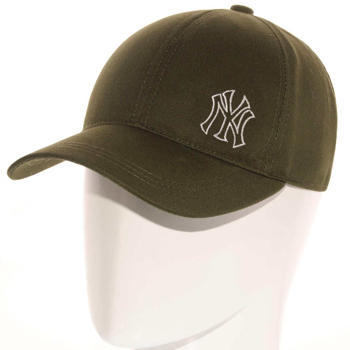 Бейсболка New York BDH20658 чоловіча з тонкої бавовни L/р. 57-58 Хакі