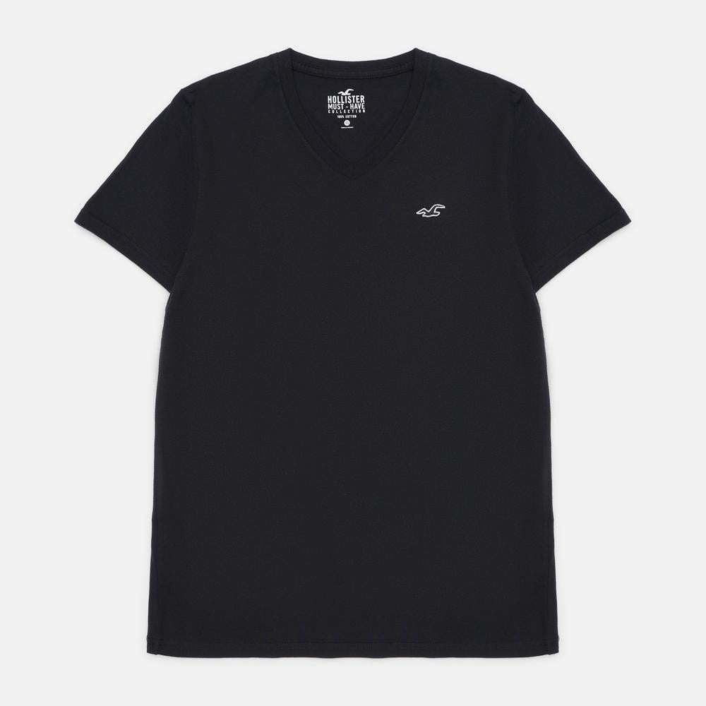 Футболка Hollister 324-368-0806-900 мужская S Черный (189041)