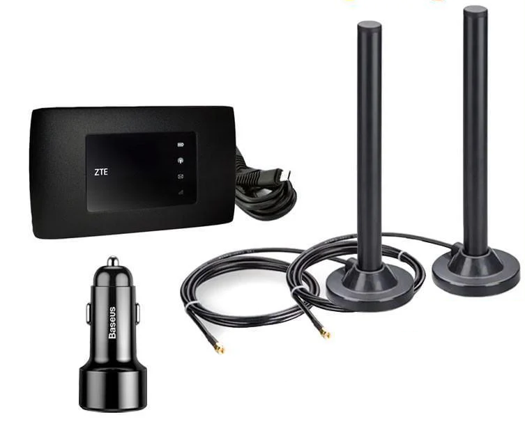 Комплект для автомобиля 4G интернета с роутером ZTE MF920U и автомобильная антенна GERC 2000 10 dBi (2311839250)