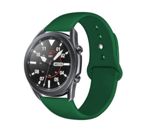 Ремешок силиконовый BeWatch для смарт часов 20 мм универсальный Зеленый (1010306) - фото 5 Ремешок силиконовый BeWatch для смарт часов 20 мм универсальный Зеленый (1010306) - фото 5