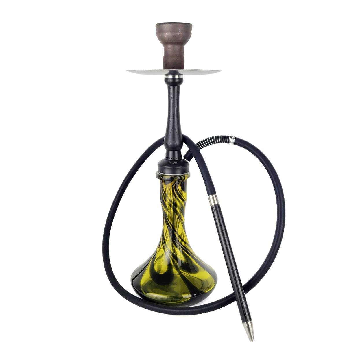 Кальян 2х2 Hookah Medium Black Craft DC Yellow/Black - фото 1