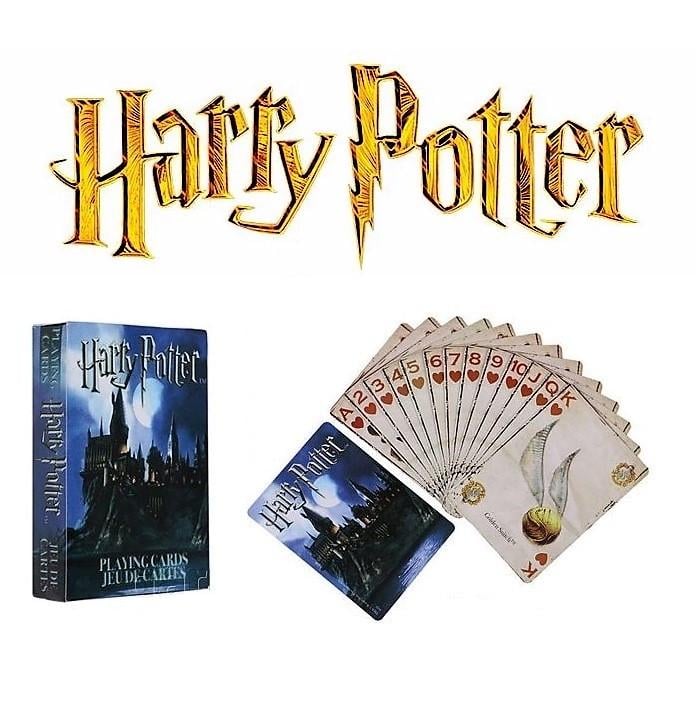 Карты игральные Harry Potter Гарри Поттер Замок Хогвартс бревно 54 шт. - фото 2