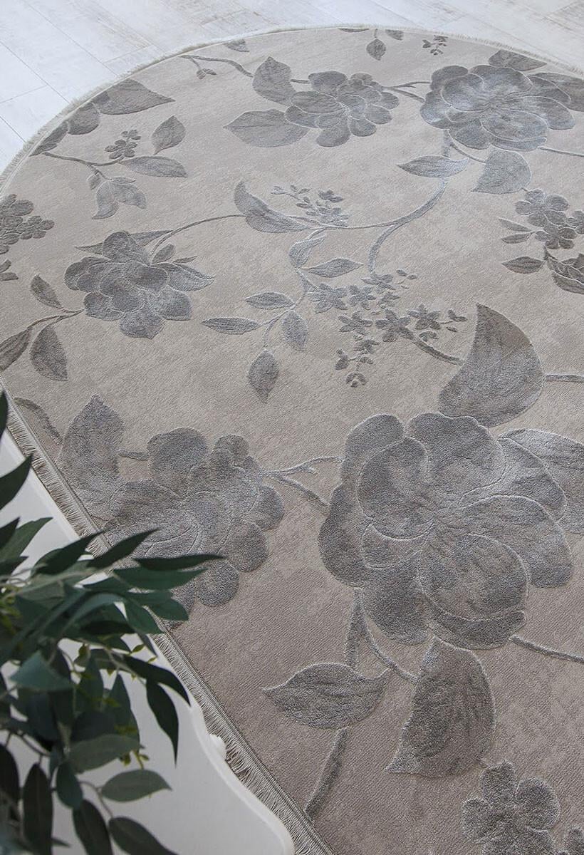 Ковер акриловый Taboo h324a овал 160x230 см Grey (75511623)