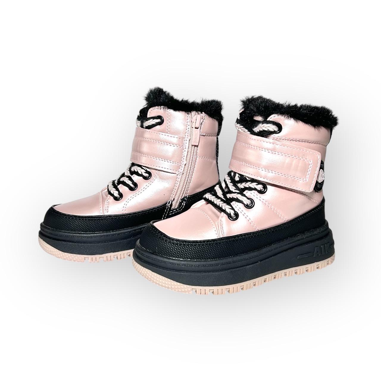 Чоботи дитячі зимові для дівчинки Clibee р. 28/18 см Рожевий (HB532) - фото 6