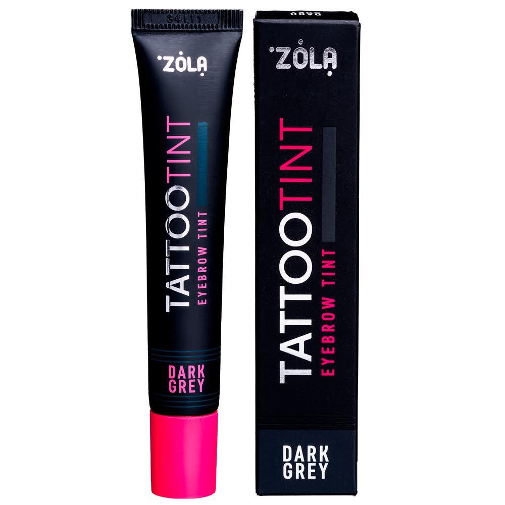 Краска для бровей Zola Tatoo Tint 15 мл Dark grey