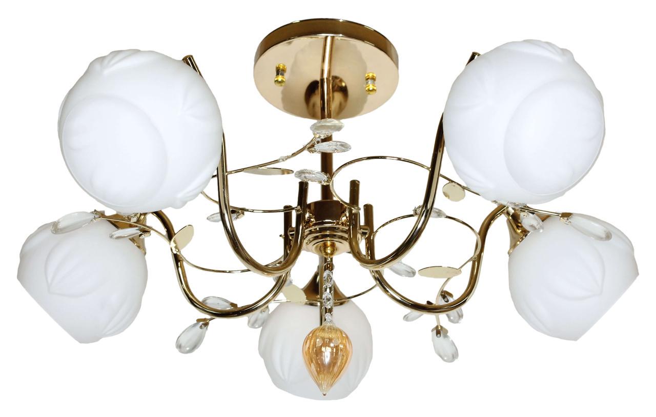 Люстра Svlight пятиламповая 7080/5 Золотой (1036376586)