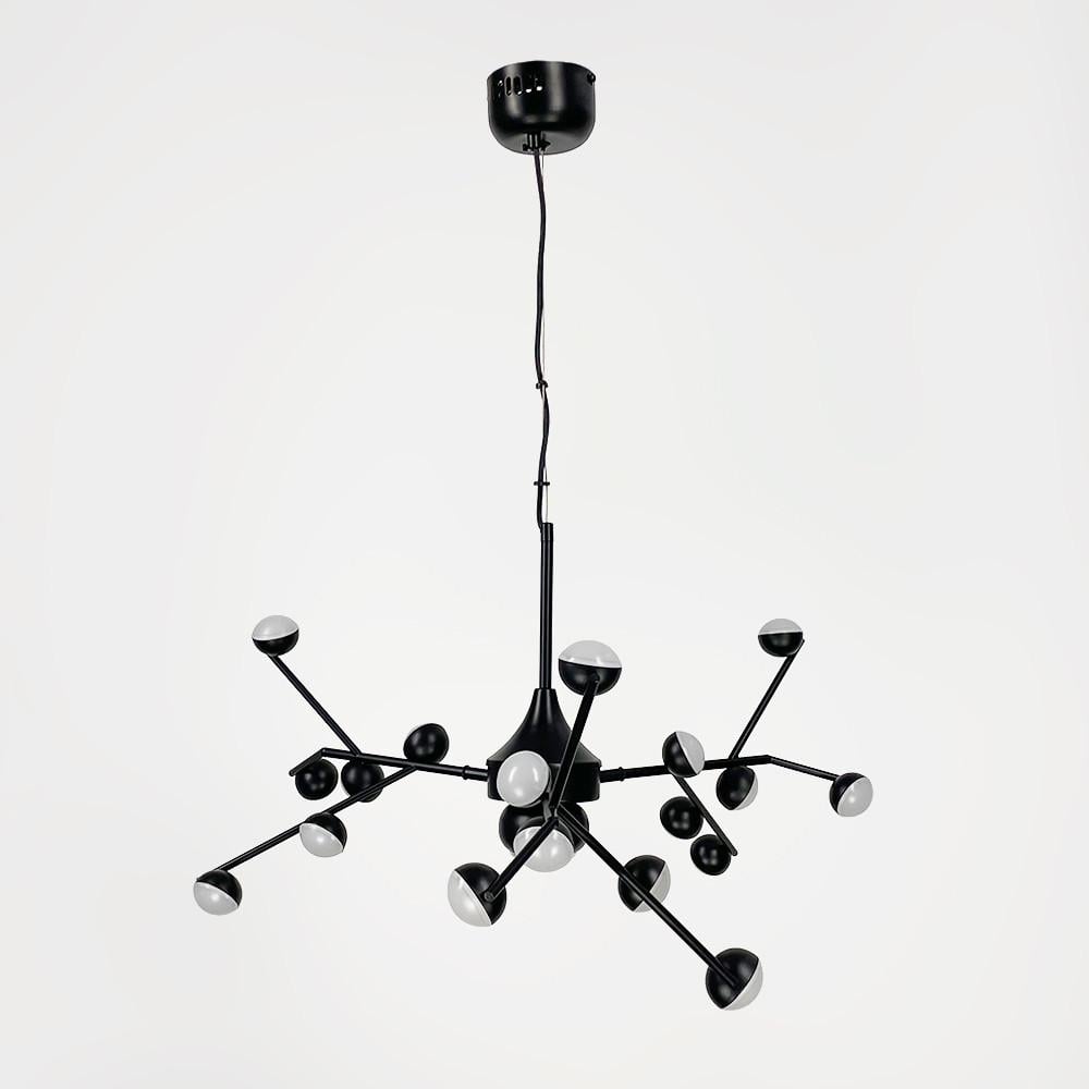 Люстра-молекула на 18 светодиодов Черный (SP06/18 BK)