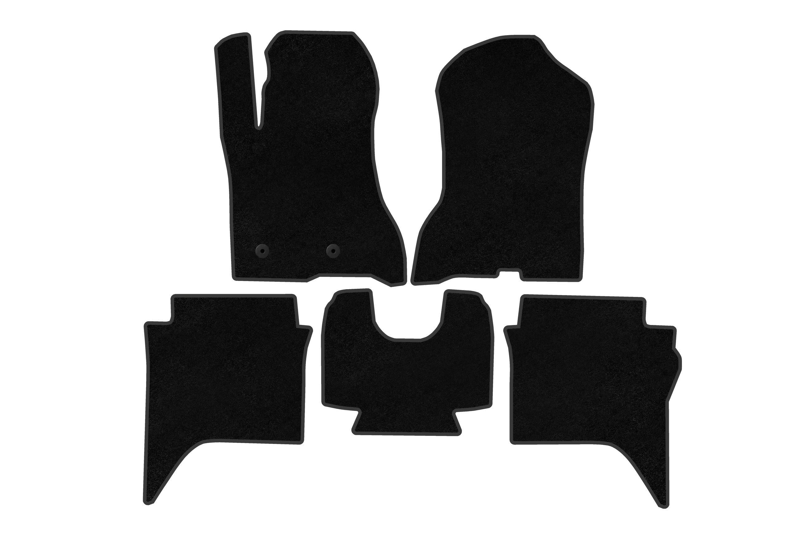 Коврики автомобильные Digital Designs Classic для Volkswagen Amarok 2022- гг. ткань Черный (184869)