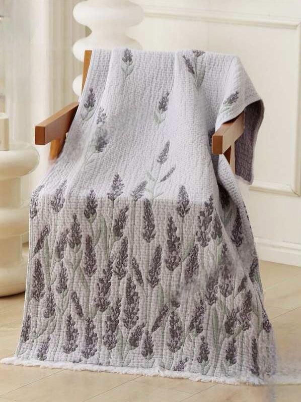 Полотенце для лица муслиновое Malloory Home 50х100 см Лаванда (2235)