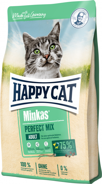 Сухий корм Happy Cat Minkas Perfect Mix для дорослих кішок 10 кг (1487344757)