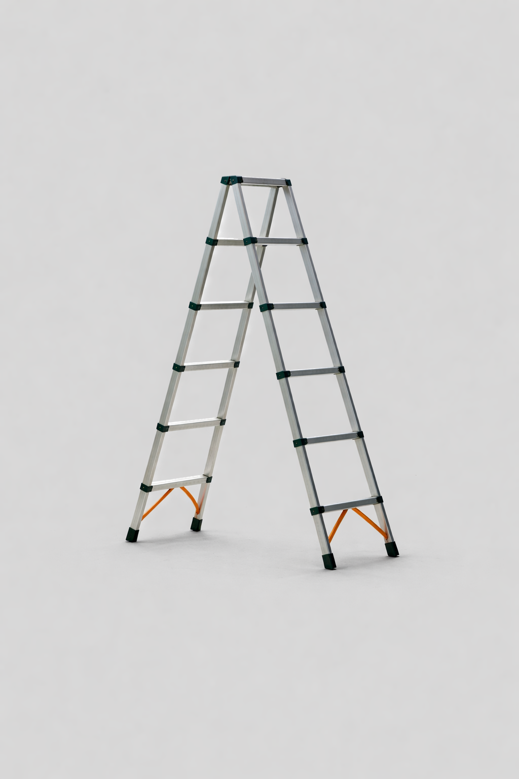 Лестница строительная складная телескопическая 1,7 м на 6 ступенек из хромомолибденовой стали (32805551)