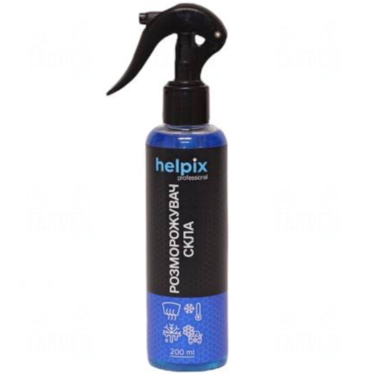 Размораживатель стекла и фар Helpix Professional 200 мл