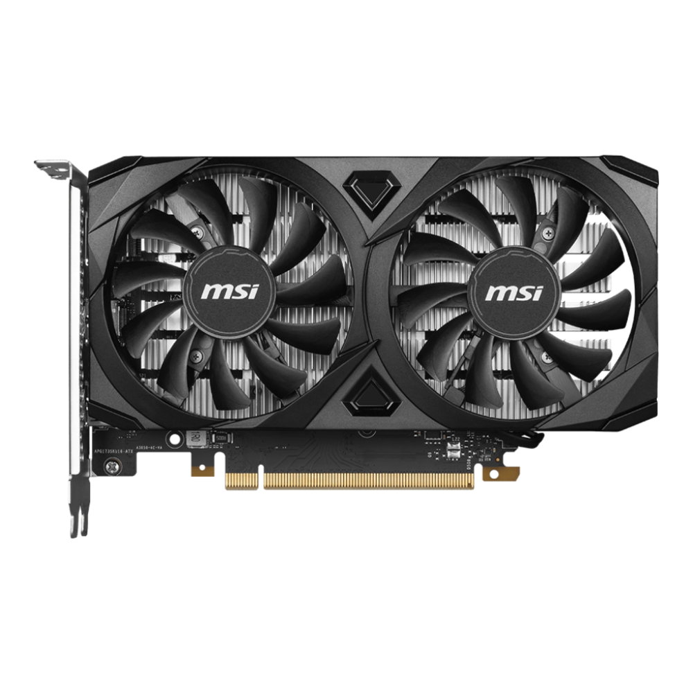 Видеокарта MSI NVIDIA RTX 3050 Ventus 2X OC 6 ГБ GDDR6/14000 МГц (RTX 3050 VENTUS 2X 6G OC)