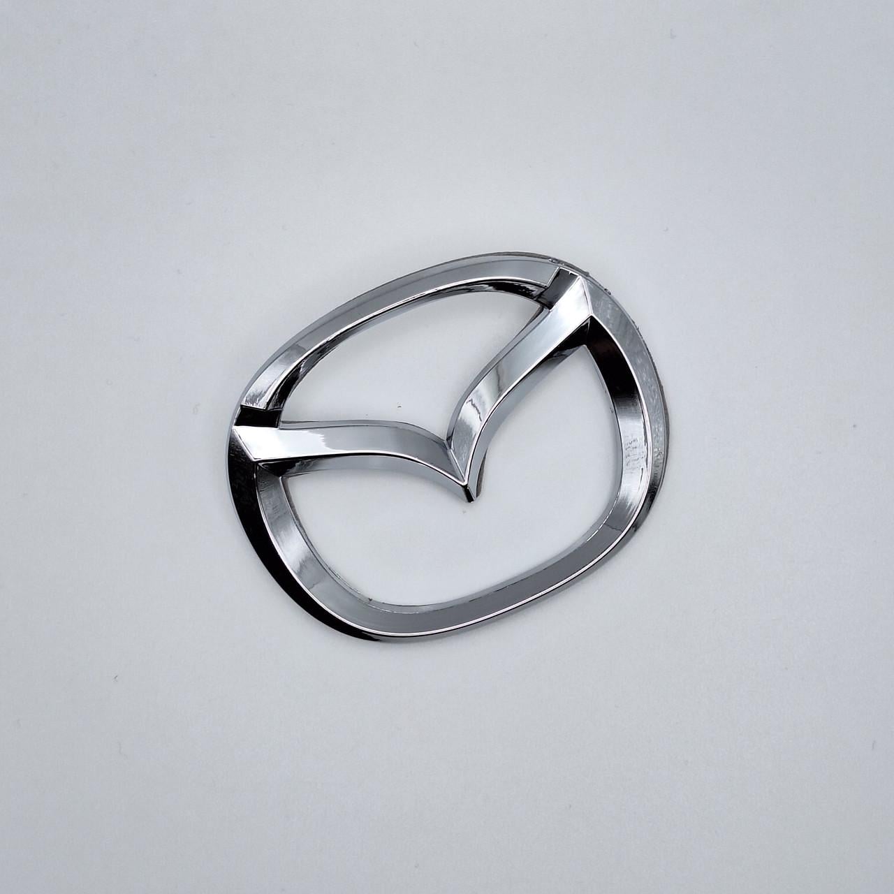 Эмблема Mazda Хром изогнутый 75х60 мм (1947695312)