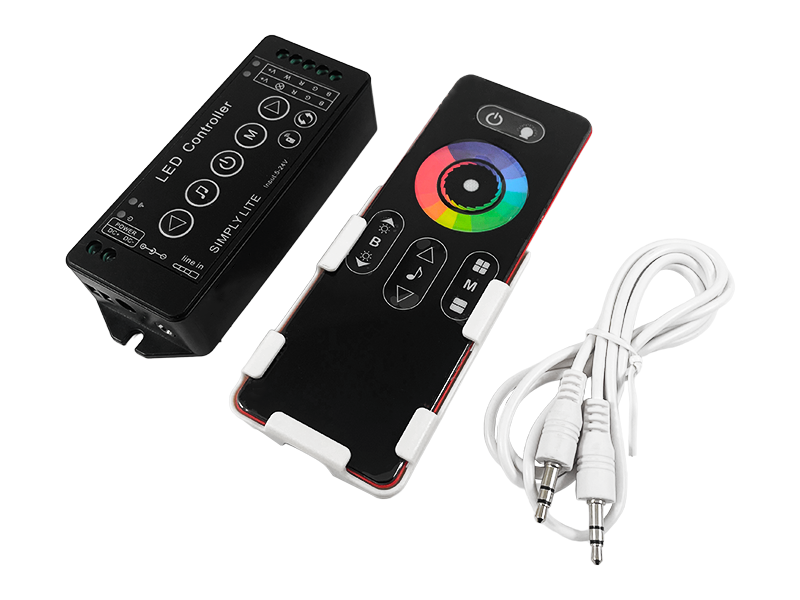 Контроллер умный Smart LED RGB RF Music радио сенсорный Wi-Fi 18 А 12-24 V (8032)