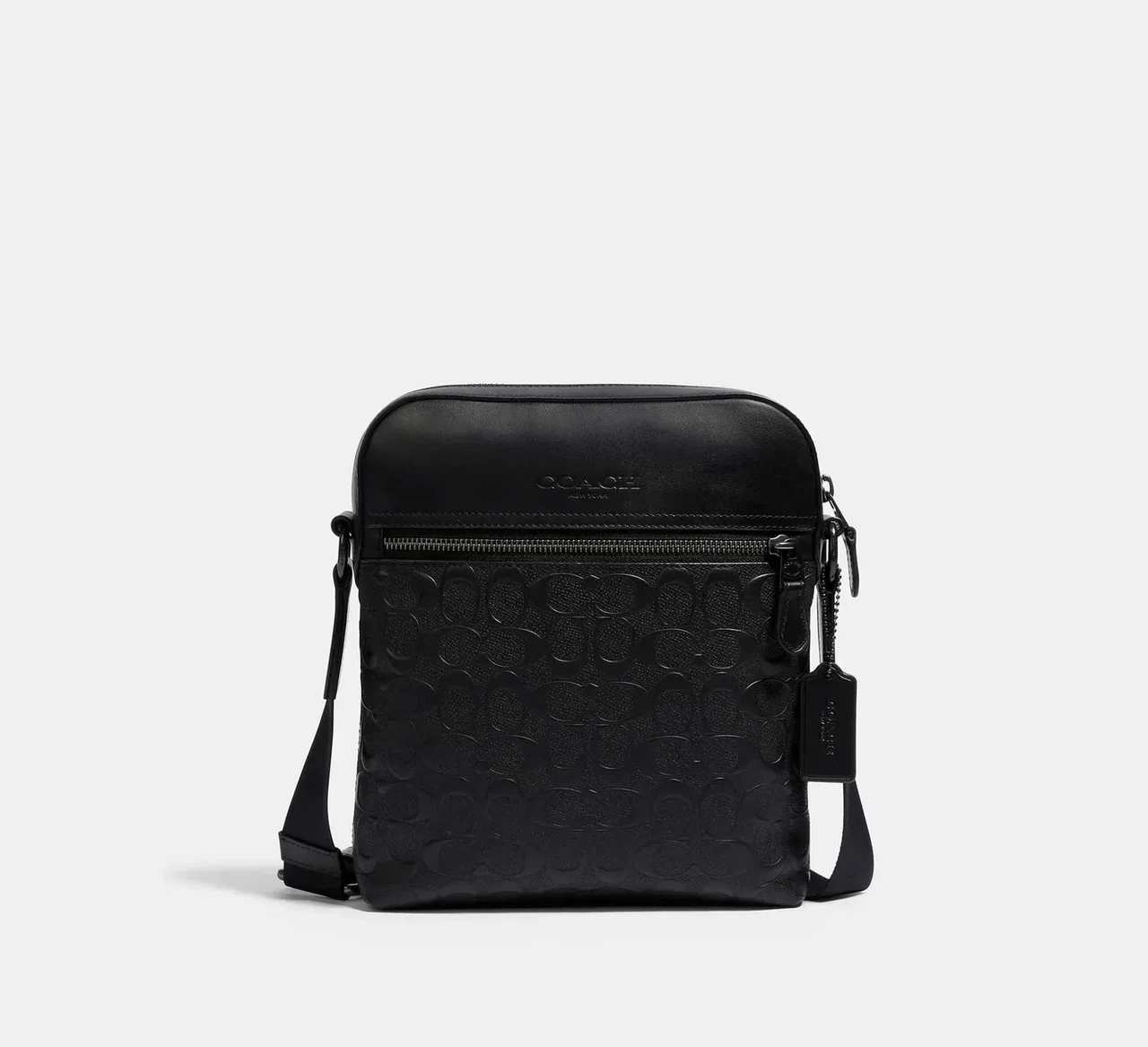 Сумка мужская кожаная через плечо COACH Houston Small