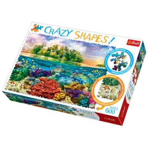 Пазли Trefl Crazy Shapes Тропічний острів 11113 600 елементів (5900511111132)