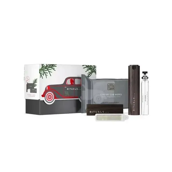 Набір подарунковий для авто RITUALS Homme Car Gift Set автопарфуми/тримач для парфумів/серветки/освіжувач повітря (26606799)