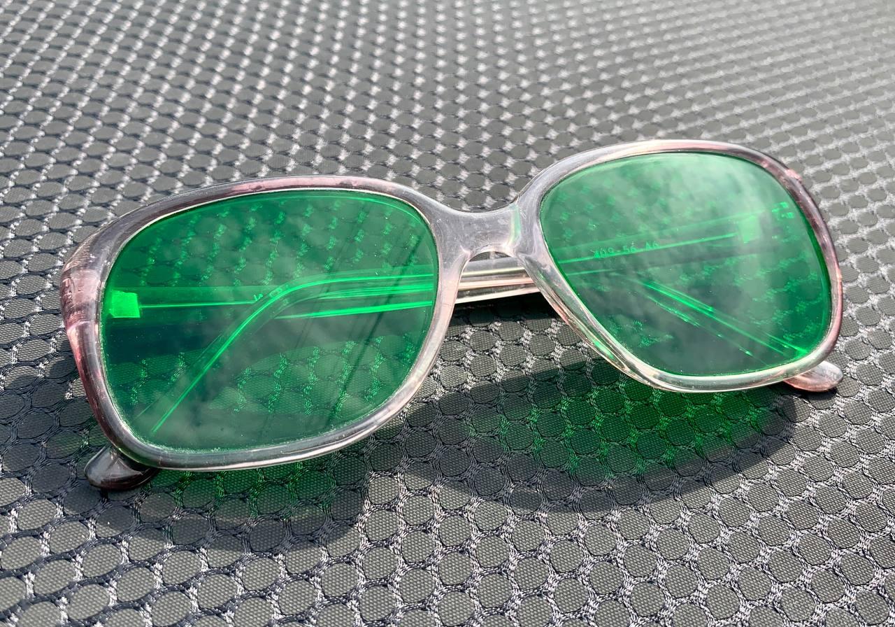 Очки при глаукоме в пластиковой оправе Зеленый (40038_2)