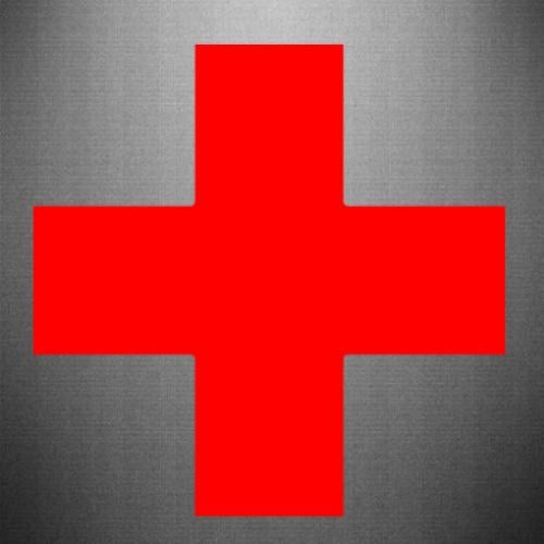 Наклейка Красный крест