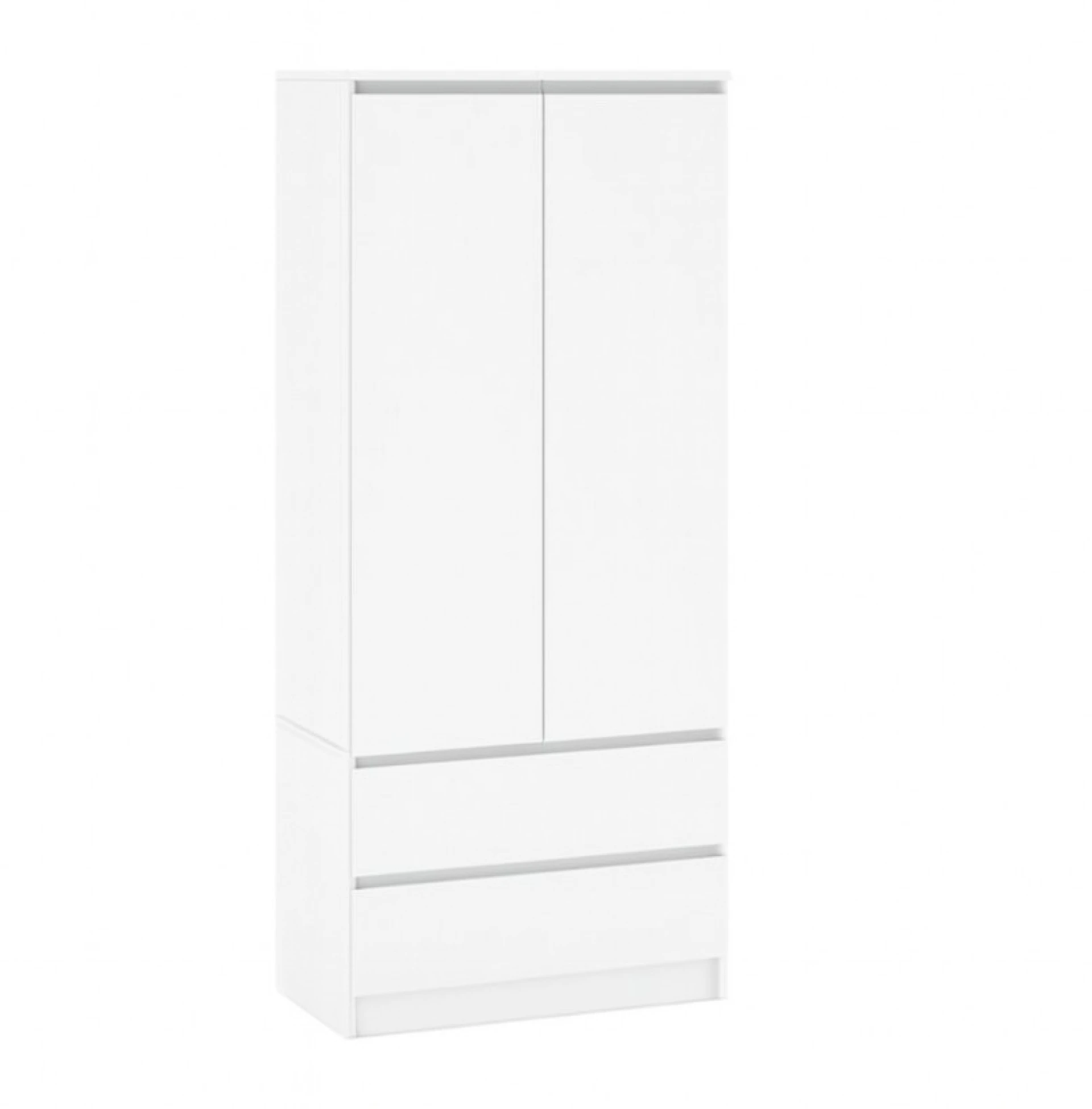 Шафа для речей Mebel Service Бруклін 90,5х50,5х179,6 см Білий (28351793) Шафа для речей Mebel Service Бруклін 90,5х50,5х179,6 см Білий (28351793)