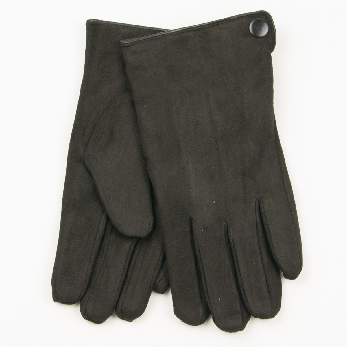 Мужские зимние перчатки с искусственного замша XL (18-1-31/3)