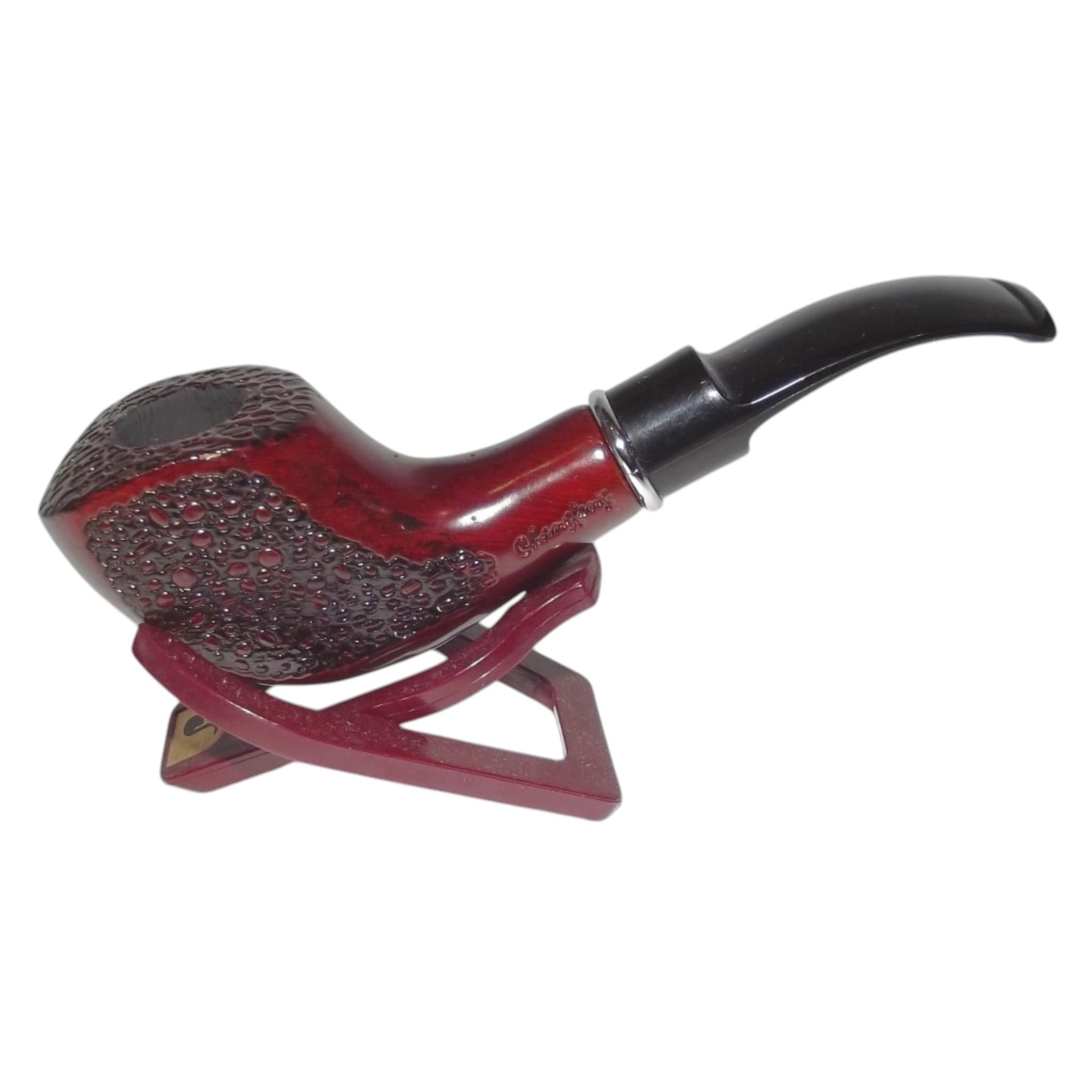 Трубка для курения Wooden Pipe Squid деревянная в подарочной упаковке Red (KT73)