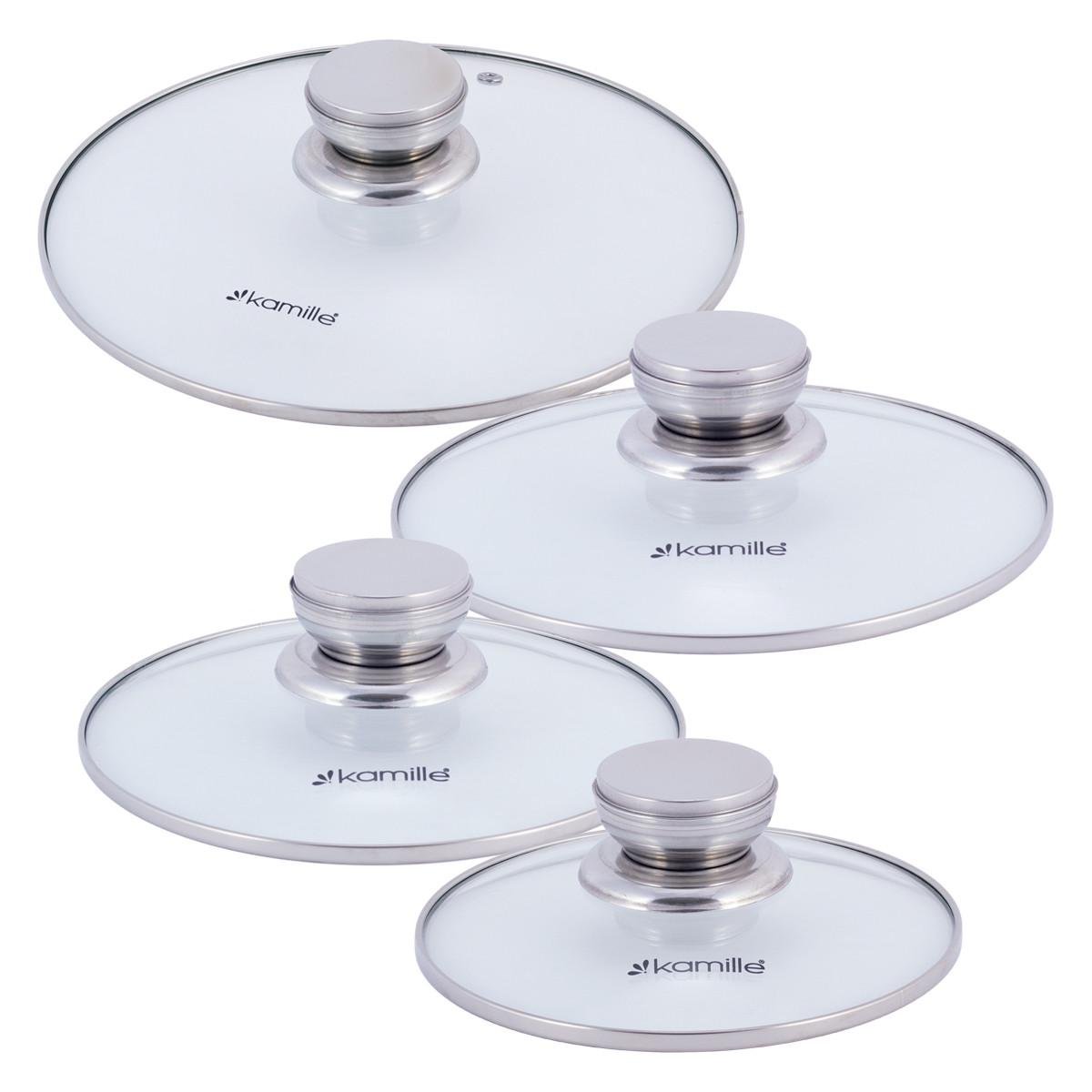 Набор кастрюль Kamille 8 пр. из нержавеющей стали (KM-4916) - фото 5 Набор кастрюль Kamille 8 пр. из нержавеющей стали (KM-4916) - фото 5